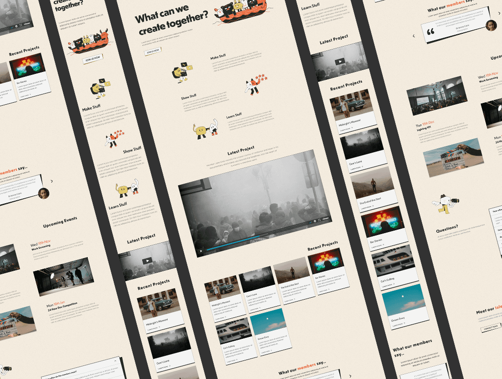 Video Club Membership Site